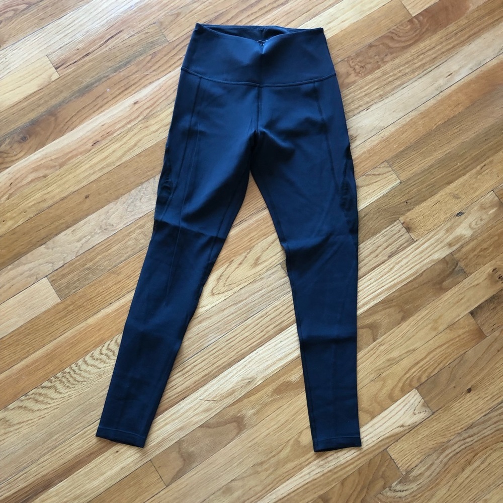 Nylora Scarlett high waisted black mesh leggings Xs
